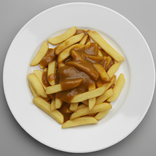 Chips N Curry Sauce 